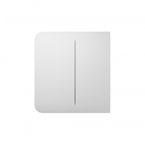Ajax SideButton (2-gang) Біла - Бічна кнопка для двоклавішного вимикача