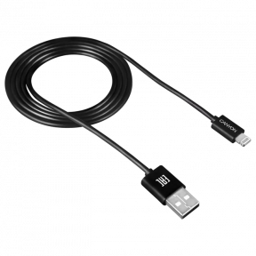 Canyon CFI1B black (Lightning - USB-A) 1м - Кабель