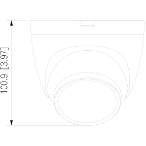 Dahua Technology DH-IPC-HDW2449T-S-IL-BE (2.8 мм) - 4 МП WizSense з подвійним підсвічуванням та мікрофоном (чорна)