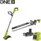 Комбінований садовий комплект RYOBI RY18LT18HTA-120 18V ONE+ (1x бездротовий триммер для трави 30 см, 1x бездротовий триммер для