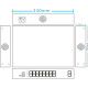Ewind EW-S1928CG-AP - 28-портовый Giga PoE 24*1000M POE+2*GE+2*GF коммутатор