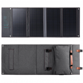 Портативна сонячна панель 2E, 36 Вт зарядний пристрій, USB-С 20W, USB-A 18W