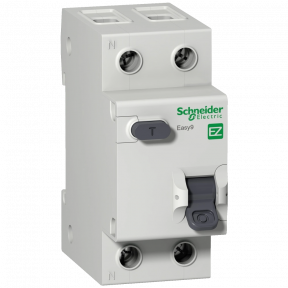 Schneider Electric EZ9D34632 Easy9, 1Р+N, 32А 30мА AC Диференційний автоматичний вимикач