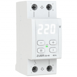 ZUBR D2-40 (max 40 А, 8 800 ВА) Реле напруги