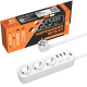 Logic Power LP-X3-USB-4 Подовжувач мережевий (фільтр)