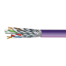 Кабель ЗЗКМ (FTP мідь безгалоговий LSZH) Category 7e S/FTP LSZH 4х2х23 AWG (70910151) бухта 500м