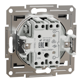 Schneider Electric EPH0100171 Asfora - Вимикач 1-клавішний антрацит