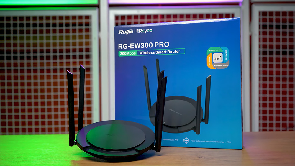 Роутер Ruijie Reyee RG-EW300 PRO з коробкою